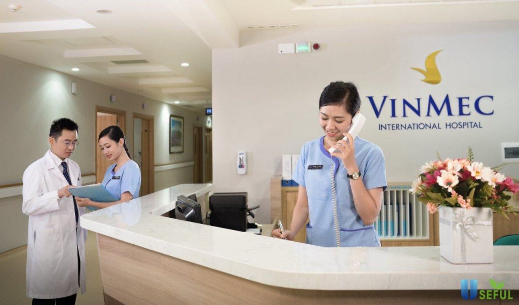 Đồng phục nhân viên y tế tại bệnh viện Vinmec